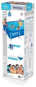 Bestway Piscină supraterană Steel Pro, 401 x 211 x81 cm