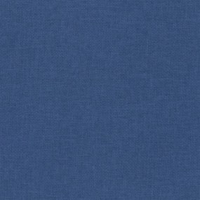 Scaune de bucatarie pivotante, 6 buc., albastru, textil 6, Albastru