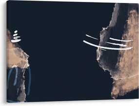 Tablou - Abstracție albastru închis (70x50 cm)