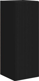 vidaXL Dulap TV de perete Negru 30 x 31 x 80 cm Lemn compozit