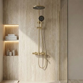 Set dus Rea Lungo Stripe Brush Gold