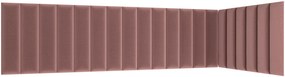 Panou de perete capitonat QUADRATTA 20x60 cm - mai multe culori Culoare: Gri inchis