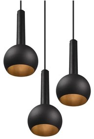 Lustră neagră ø 52 cm Ciliana – CINQUE