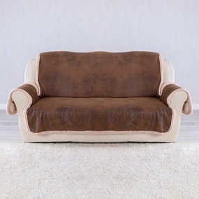 decoDoma Cuverturi de lux cu BLĂNIŢĂ fotoliu triplu - şezut 170 cm