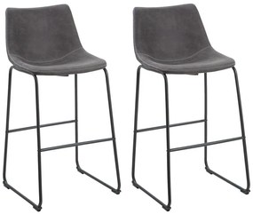 Set scaune tip bar 2buc. Franklin (gri). Promo -40%. 1009966
