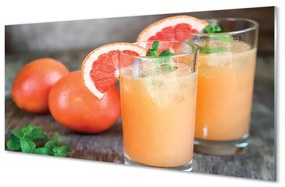 Tablouri pe sticlă grapefruit cocktail