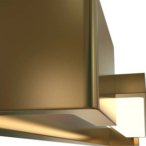 Aplica de perete baie cu protectie IP44, FLINK L-60cm, auriu
