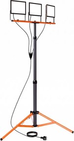Proiector LED cu stativ 3xLED/100W/230V 4500K IP65 negru/portocaliu