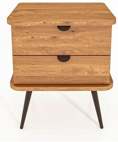 Noptieră din lemn de stejar Kula – The Beds