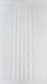 Perdea Mendola Interior, Venice, 140x260 cm, poliester, alb/argintiu