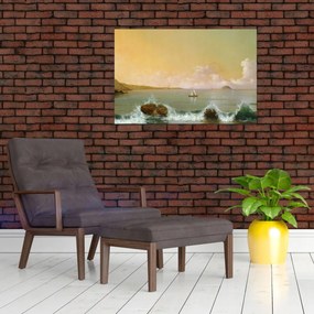 Tablou - Martin Johnson Heade, Rio de Janeiro Bay, reproducere (90x60 cm)