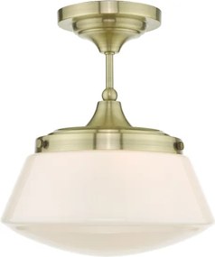 Där Lighting CAD0175 -Lustră aplicată pentru baie CADEN 1xE27/60W/230V IP44 alamă