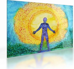 Tablou pe sticlă - Puterea spiritului (70x50 cm)