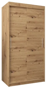 Dulap de haine 100 cm Toki (stejar artisan + stejar artisan). 1064799