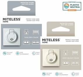 MITELESS® Home Ultrasonic Household Mite Repeller,gri