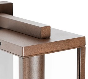 Lampa de perete exterioară industrială maro ruginit IP44 - Charlois