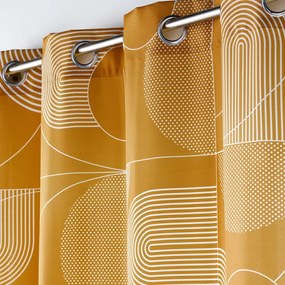 Draperie arămie 140x280 cm Esquisse – douceur d'intérieur