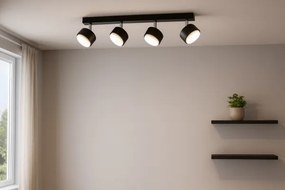 Brilagi - Spot LED RGB reglabil MONO 4xGX53/14W/230V Wi‑Fi Tuya negru
