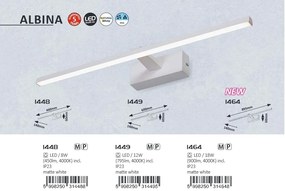 Aplica de perete LED pentru oglinda baie Albina 1464 RX