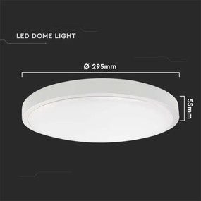 Plafonieră LED pentru baie LED/24W/230V 3000K IP44 albă