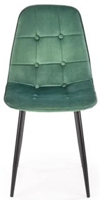Scaun de masă KINDREL, 1 buc., verde închis