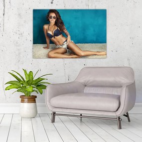 Tablou - Femeia pozând (90x60 cm)