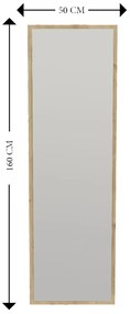 Oglinda Tessa Natural 50 x 160 cm