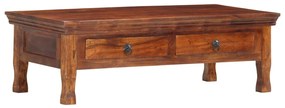 vidaXL Măsuță de cafea, 110 x 55 x 35 cm, lemn masiv de acacia