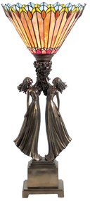 Lampa de masa Tiffany Sisters h 67 cm