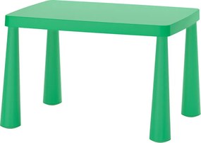 Măsuță din plastic pentru copii, dreptunghiulara, verde, 77x55 cm, MC21