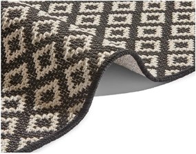 Covor Zala Living Minnia, 76 x 200 cm, negru-bej