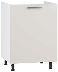 Dulap de jos Vento DK-60/82, alb / crem
