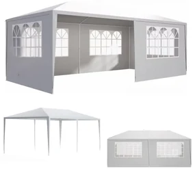 Jurhan Cort de petrecere NEAPOL, 3x6m, alb