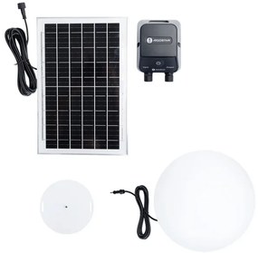 Aigostar-LED Lampă LED RGB MESH de exterior, reglabilă, 35W/3,7V 4000mAh, 2700-6500K, IP65, diam. 50 cm