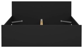 Pat matrimonial negru 160x200 cm Naia – Tvilum