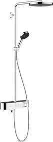 Coloana de dus cu baterie termostatata si pipa cada Hansgrohe Pulsify Select S 260 ShowerTablet Select 400