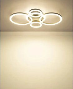 Globo 48039-40CO -LED Plafonieră LORETTA LED/40W/230V Ø 35,5x53 cm alamă