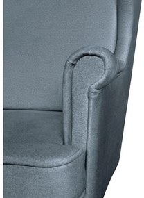 Fotoliu cu urechi Lotonas (gri albastru + wenge + negru) . 1097165