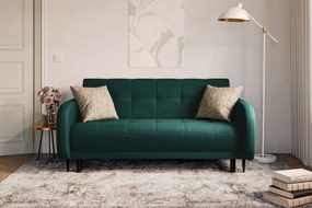 Canapea extensibilă Linda - verde catifea Trinity 28