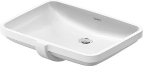 Duravit No. 1 lavoar 58.5x55.4 cm dreptunghiular sub blat alb 03955500282