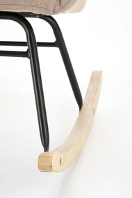 Fotoliu tip balansoar Vasco bej H94 cm