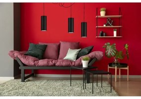 Lustră pe cablu ZIK 3xE27/40W/230V neagră