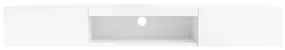 Suport TV mobil, suport TV de perete, cu iluminare LED și control prin aplicație Bluetooth, 160×31×22 cm, Alb