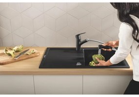 GROHE 303072431 - Baterie pentru chiuvetă START, 185 × 227 mm, neagră