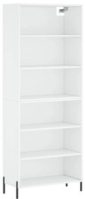 3189581 vidaXL Dulap înalt, alb, 69,5x32,5x180 cm, lemn prelucrat