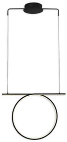 Lustră LED suspendată pe cablu ODETTA LED/30W/230V 4000K negru