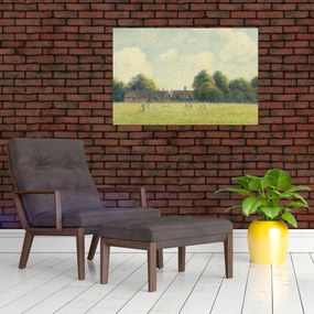 Tablou - Camille Pissarro, Hampton Court Green, reproducere (90x60 cm)