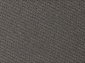 Canapea taupe cu tapițerie din catifea reiată 250 cm Tina – Bobochic Paris