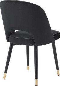 Set de 2 scaune design elegant Cliff, negru 114401 HZ