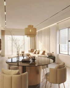 Lustra suspendata stil modern natural Labriz